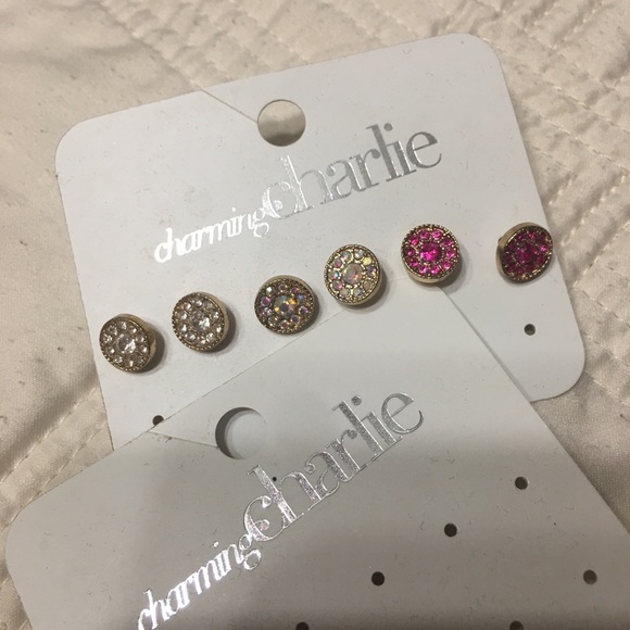 Brand New Charming Charlie Stud Pack - Picture 3 of 4